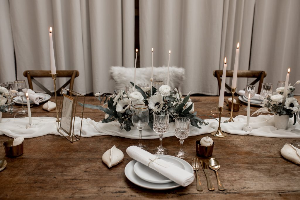 Table Noël shooting d'inspiration wedding designer seine et marne